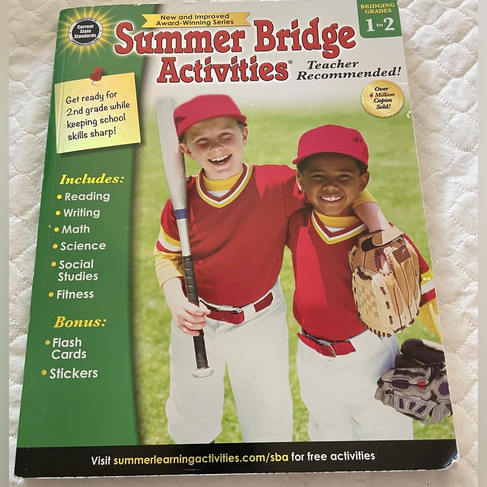 Summer Bridge Activities - Bridging Grade 1 To 2- Carson-dellosa